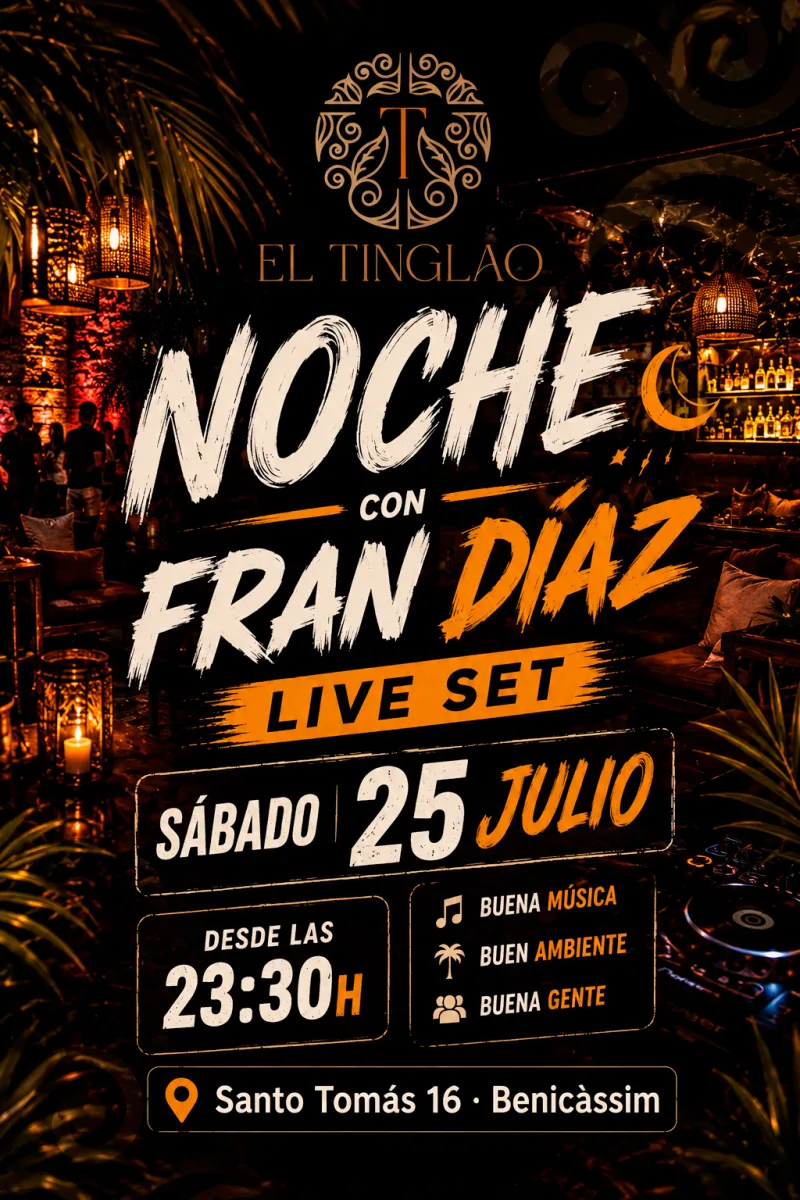 Cartel de El Tinglao - Benicasim