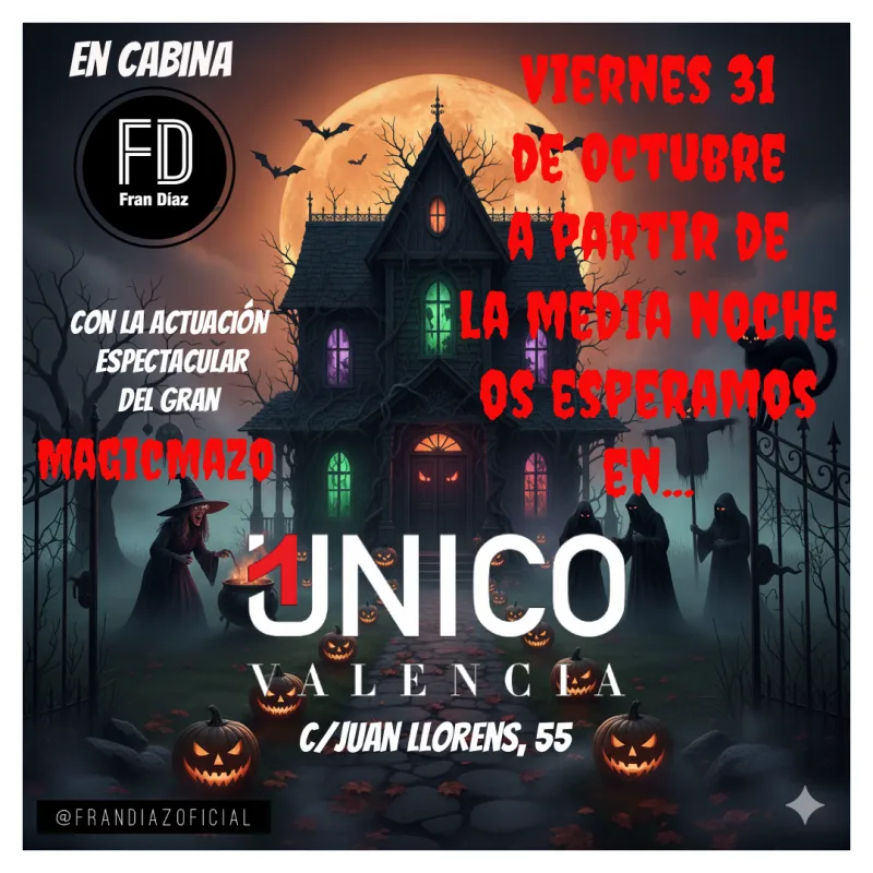 Cartel de Unico Juan Llorens
